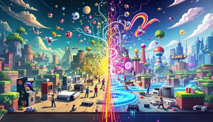 Travelling through the Gaming Universe: From Old School to New School Titel Travelling through the Gaming Universe: From Old School to New School Titel